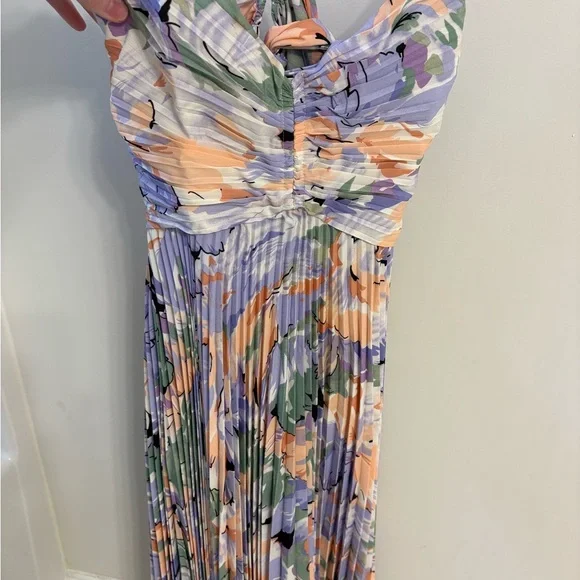 Astr Multicolor Floral Midi Dress - Picture 3 of 6